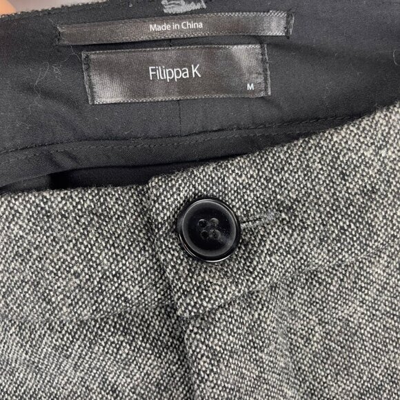 FILIPPA K Herringbone Wool Pencil-like Office Academia Grey Mini Skirt sz M - Picture 5 of 7